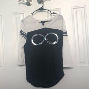 3/4 length sleeve from rue 21 with sparkles